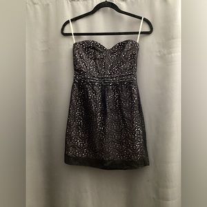 Twenty one little black mini dress with lace